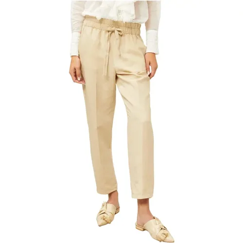 Trousers > Cropped Trousers - - Souvenir - Modalova