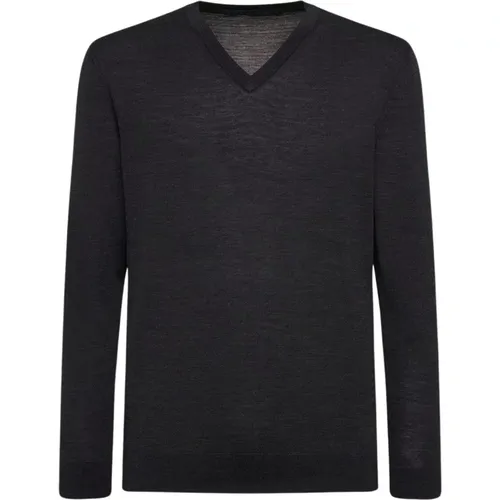 Knitwear > V-neck Knitwear - - Kiton - Modalova