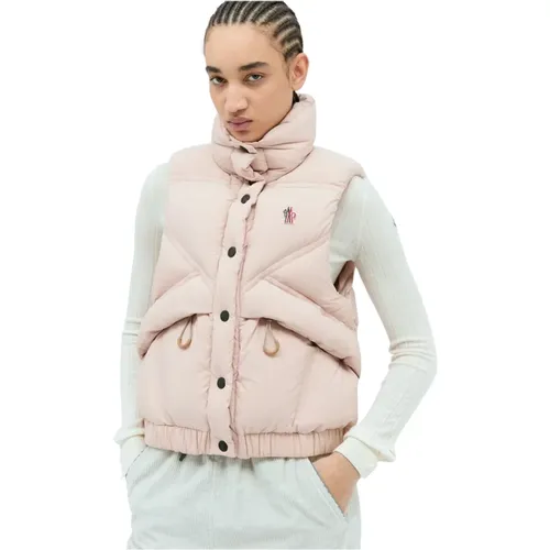 Moncler - Jackets > Vests - Pink - Moncler - Modalova