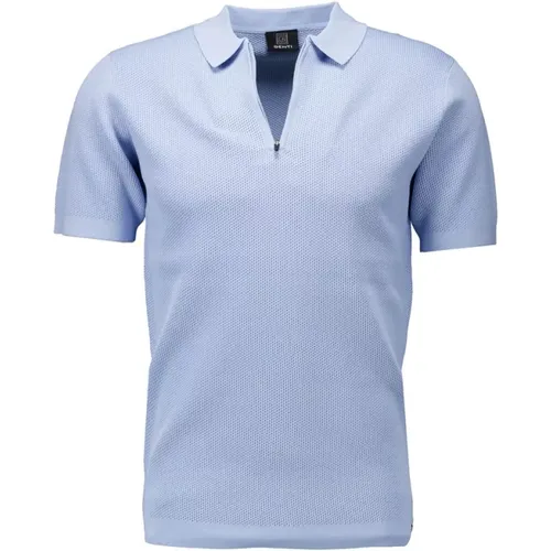 Genti - Tops > Polo Shirts - Blue - Genti - Modalova