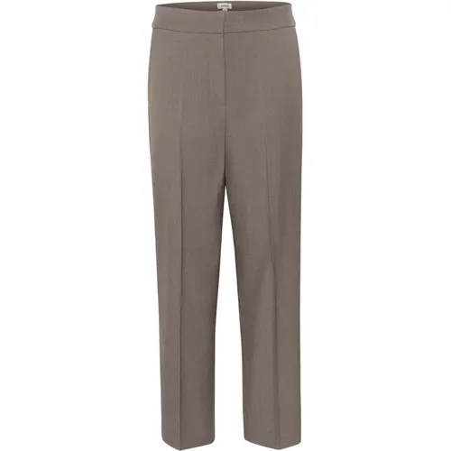 Trousers > Straight Trousers - - Soaked in Luxury - Modalova