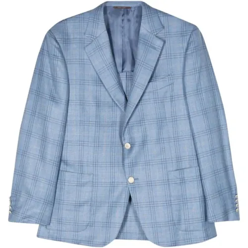 Canali - Jackets > Blazers - Blue - Canali - Modalova