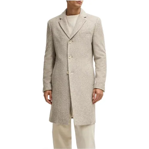 Coats > Single-Breasted Coats - - Hugo Boss - Modalova