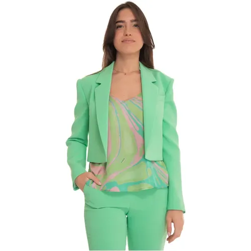 Pinko - Jackets > Blazers - Green - pinko - Modalova