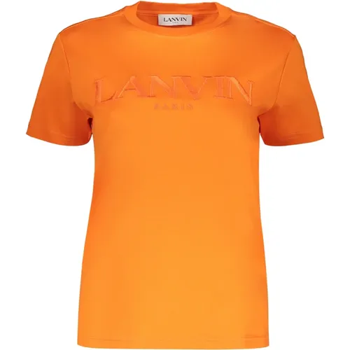 Lanvin - Tops > T-Shirts - Orange - Lanvin - Modalova