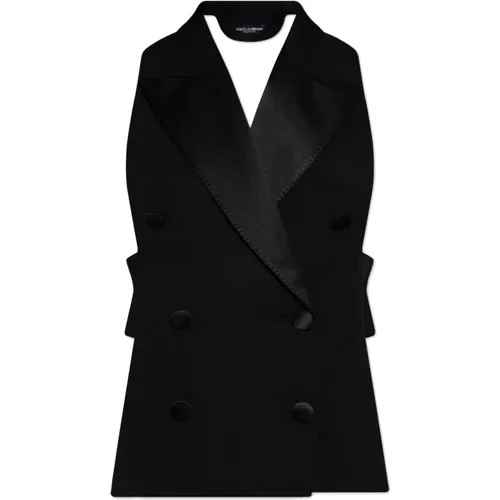 Jackets > Vests - - Dolce & Gabbana - Modalova
