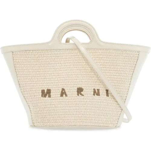 Marni - Bags > Handbags - Beige - Marni - Modalova