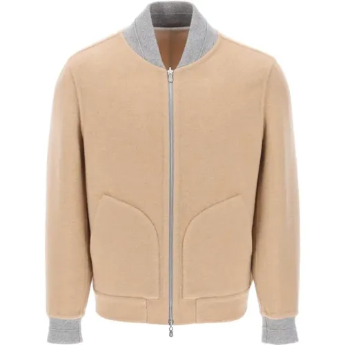 Jackets > Bomber Jackets - - BRUNELLO CUCINELLI - Modalova