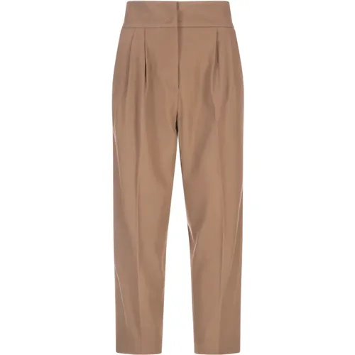 Trousers > Straight Trousers - - Fabiana Filippi - Modalova