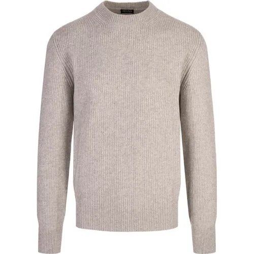 Knitwear > Cashmere Knitwear - - Ermenegildo Zegna - Modalova