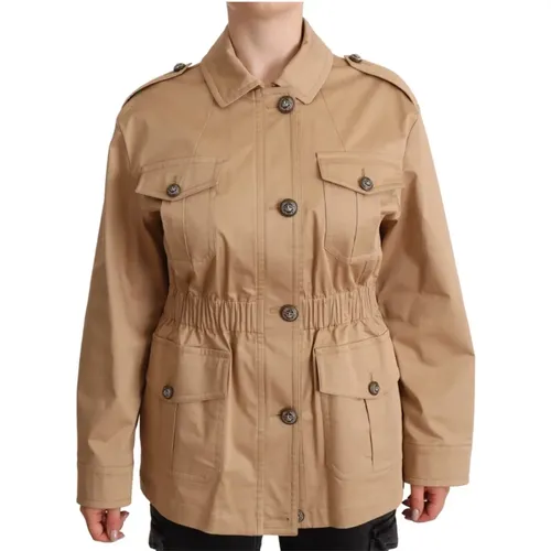 Coats > Trench Coats - - Dolce & Gabbana - Modalova