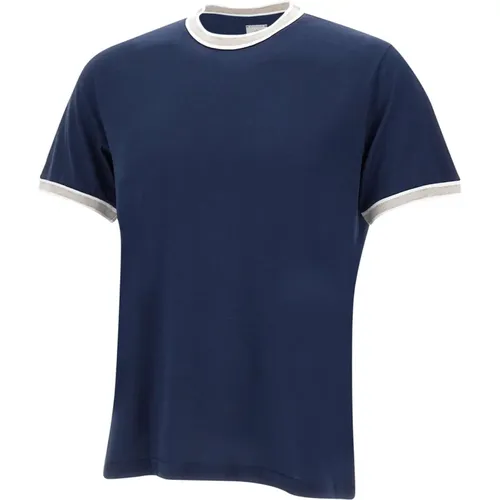Eleventy - Tops > T-Shirts - Blue - Eleventy - Modalova