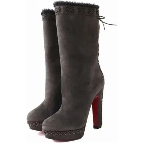 Pre-owned > Pre-owned Shoes > Pre-owned Boots - - Christian Louboutin Pre-owned - Modalova