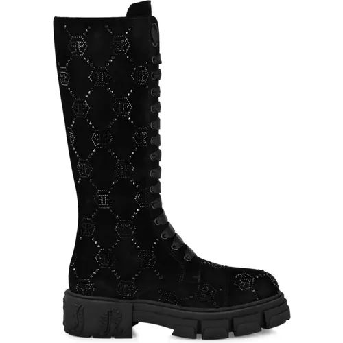 Shoes > Boots > Lace-up Boots - - Philipp Plein - Modalova