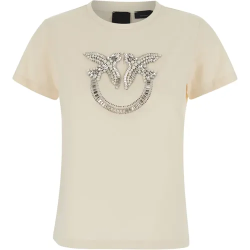 Pinko - Tops > T-Shirts - Beige - pinko - Modalova