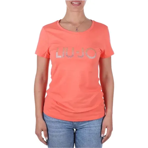 Liu Jo - Tops > T-Shirts - Orange - Liu Jo - Modalova