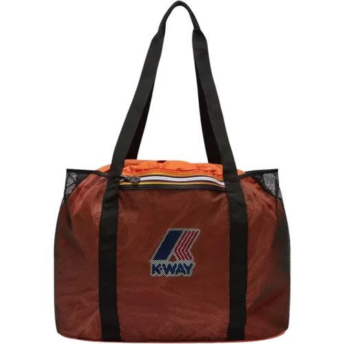 K-Way - Bags > Tote Bags - Orange - K-way - Modalova