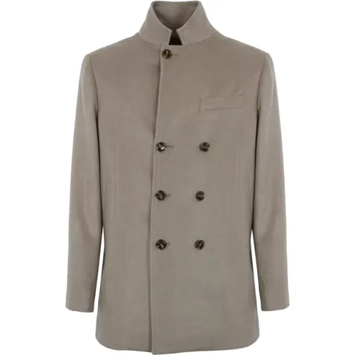 Coats > Double-Breasted Coats - - Barba Napoli - Modalova