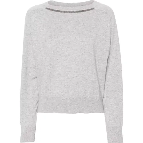 Knitwear > Round-neck Knitwear - - BRUNELLO CUCINELLI - Modalova