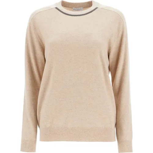 Knitwear > Cashmere Knitwear - - BRUNELLO CUCINELLI - Modalova