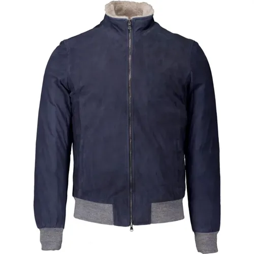 Jackets > Bomber Jackets - - Barba Napoli - Modalova