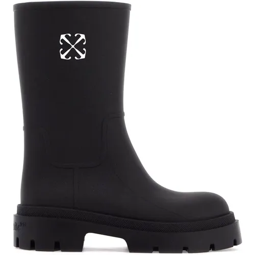 Shoes > Boots > Rain Boots - - Off White - Modalova