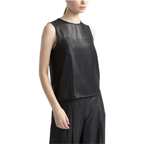 Tops > Sleeveless Tops - - PESERICO - Modalova