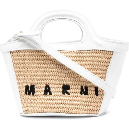 Marni - Bags > Tote Bags - Beige - Marni - Modalova