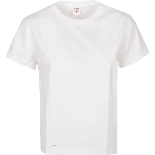 Re/Done - Tops > T-Shirts - White - Re/Done - Modalova