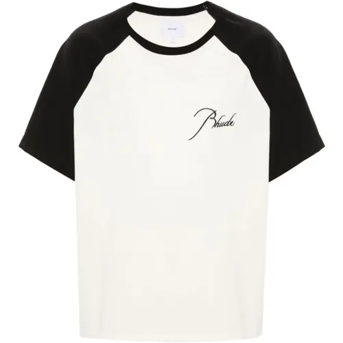 Rhude - Tops > T-Shirts - White - Rhude - Modalova