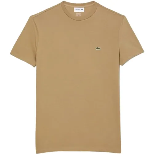 Lacoste - Tops > T-Shirts - Beige - Lacoste - Modalova