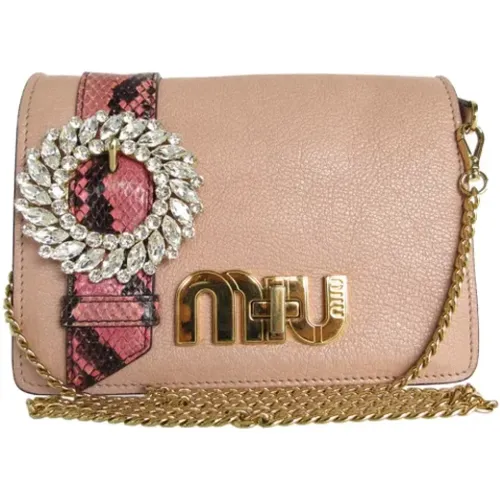 Pre-owned > Pre-owned Bags > Pre-owned Cross Body Bags - - Miu Miu Pre-owned - Modalova