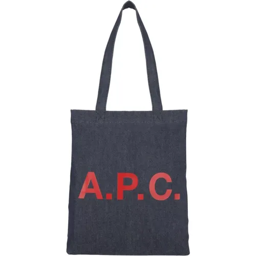 A.p.c. - Bags > Tote Bags - Blue - A.p.c. - Modalova