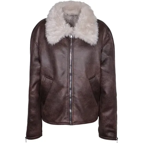 Jackets > Faux Fur & Shearling Jackets - - Séfr - Modalova