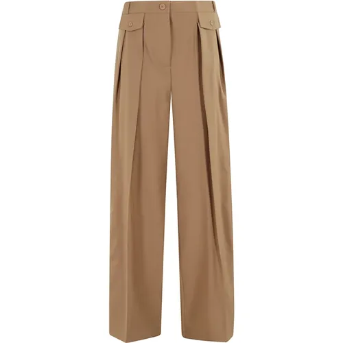 Trousers > Wide Trousers - - Semicouture - Modalova