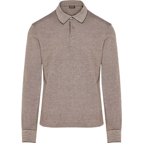 Tops > Polo Shirts - - Ermenegildo Zegna - Modalova