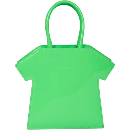 Msgm - Bags > Handbags - Green - Msgm - Modalova