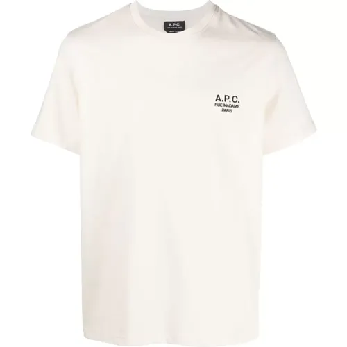 A.p.c. - Tops > T-Shirts - Beige - A.p.c. - Modalova
