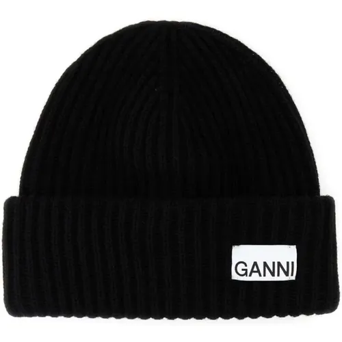 Accessories > Hats > Beanies - - Ganni - Modalova