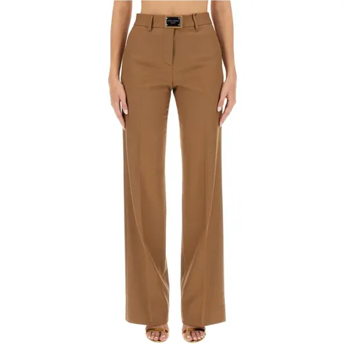 Trousers > Straight Trousers - - Dolce & Gabbana - Modalova