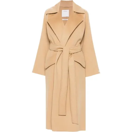 Coats > Belted Coats - - SPORTMAX - Modalova