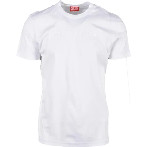 Diesel - Tops > T-Shirts - White - Diesel - Modalova