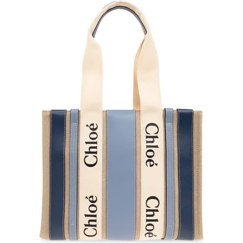 Chloé - Bags > Tote Bags - Blue - Chloé - Modalova