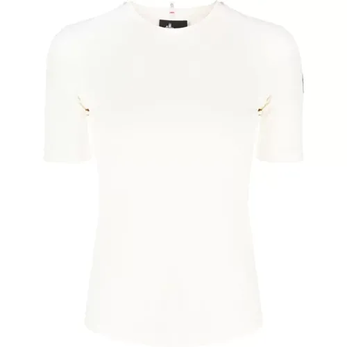 Moncler - Tops > T-Shirts - White - Moncler - Modalova