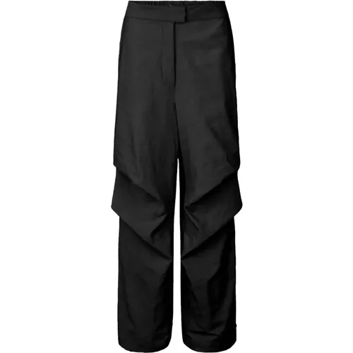 Trousers > Straight Trousers - - Rabens Saloner - Modalova