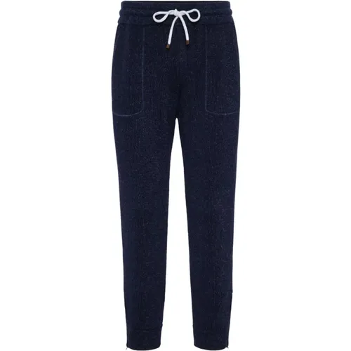 Trousers > Sweatpants - - BRUNELLO CUCINELLI - Modalova