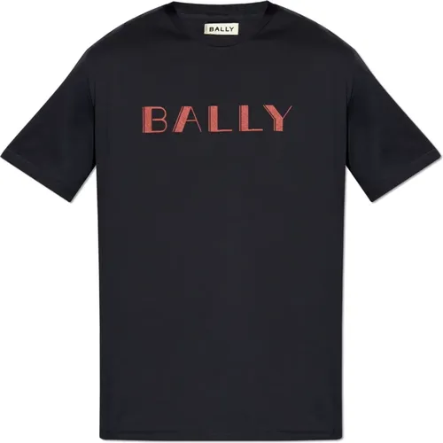 Bally - Tops > T-Shirts - Blue - Bally - Modalova