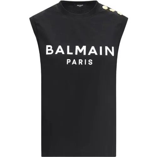 Tops > Sleeveless Tops - - Balmain - Modalova