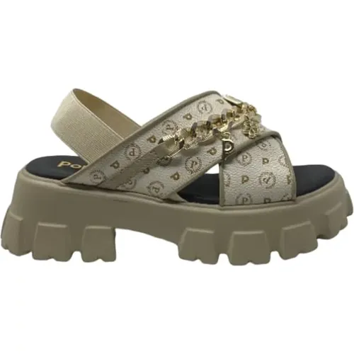 Shoes > Sandals > Flat Sandals - - Pollini - Modalova