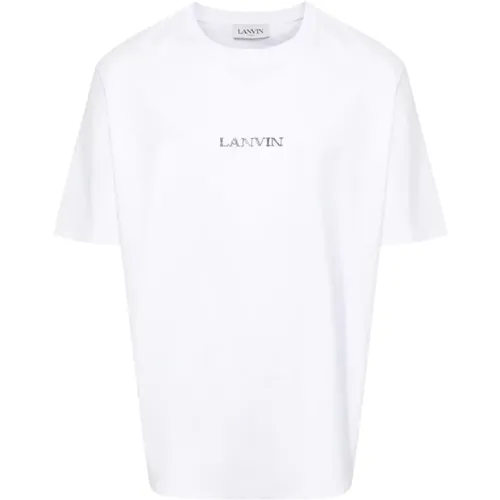 Lanvin - Tops > T-Shirts - White - Lanvin - Modalova